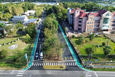 杉林大愛園區道路改善景觀圖